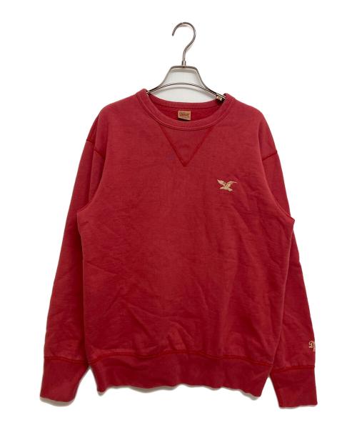 DELUXE（デラックス）DELUXE (デラックス) 前Vスウェット レッド サイズ:SIZE XLの古着・服飾アイテム