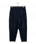 HOMME PLISSE ISSEY MIYAKE（オム プリッセ イッセイ ミヤケ）の古着「BASICS プリーツパンツ」｜ネイビー