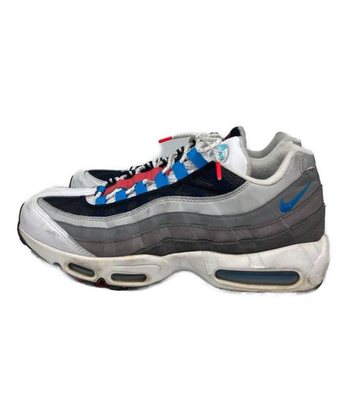 NIKE（ナイキ）NIKE (ナイキ) AIR MAX 95 QS GREEDY ホワイト×ブルー サイズ:28.5㎝の古着・服飾アイテム