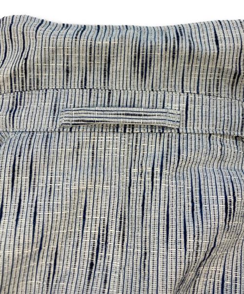 KUON（クオン）KUON (クオン) 藍染め スラブコットン ジップ ブルゾン ブルー サイズ:SIZE Sの古着・服飾アイテム