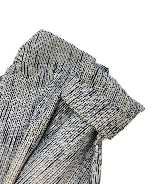 KUON（クオン）KUON (クオン) 藍染め スラブコットン ジップ ブルゾン ブルー サイズ:SIZE Sの古着・服飾アイテム