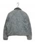 KUON (クオン) 藍染め スラブコットン ジップ ブルゾン ブルー サイズ:SIZE S：13000円