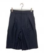 BREATHブレス）の古着「TUCK WIDE SHORTS」｜ネイビー