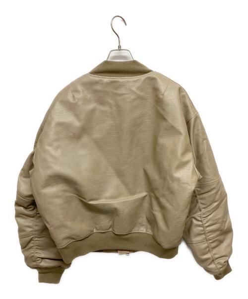 BREATH（ブレス）BREATH (ブレス) フェイクレザージャケット BR25AW-00101 ベージュ サイズ:Sの古着・服飾アイテム