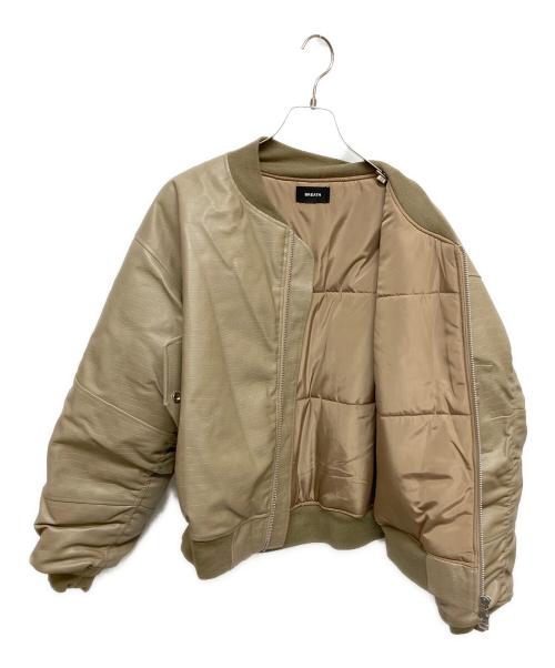 BREATH（ブレス）BREATH (ブレス) フェイクレザージャケット BR25AW-00101 ベージュ サイズ:Sの古着・服飾アイテム