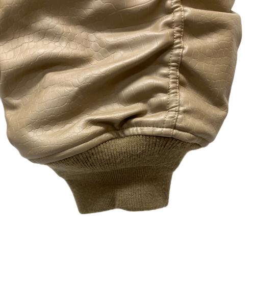 BREATH（ブレス）BREATH (ブレス) フェイクレザージャケット BR25AW-00101 ベージュ サイズ:Sの古着・服飾アイテム