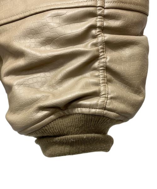 BREATH（ブレス）BREATH (ブレス) フェイクレザージャケット BR25AW-00101 ベージュ サイズ:Sの古着・服飾アイテム