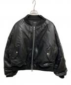 BREATHブレス）の古着「フェイクレザージャケット BR25AW-00012」｜ブラック