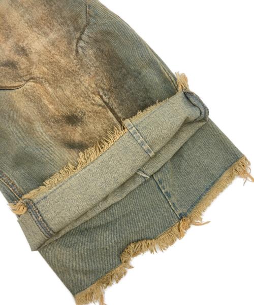 FILTH（フィルス）FILTH (フィルス) Front zip buggy Denim shortsハーフパンツ インディゴ サイズ:SIZE 1の古着・服飾アイテム