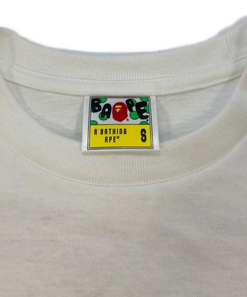 A BATHING APE（アベイシングエイプ）A BATHING APE (アベイシングエイプ) SNEAKERWOLF (スニーカーウルフ) コラボプリントtシャツ ホワイト サイズ:SIZE Sの古着・服飾アイテム