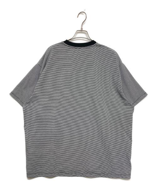 FreshService（フレッシュサービス）FreshService (フレッシュサービス) MICRO BORDER TEE ホワイト×ブラック サイズ:SIZE Lの古着・服飾アイテム