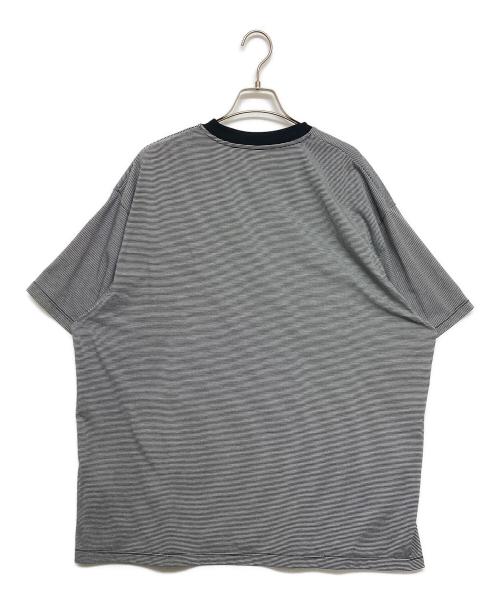 FreshService（フレッシュサービス）FreshService (フレッシュサービス) MICRO BORDER TEE ホワイト×ブラック サイズ:SIZE Lの古着・服飾アイテム
