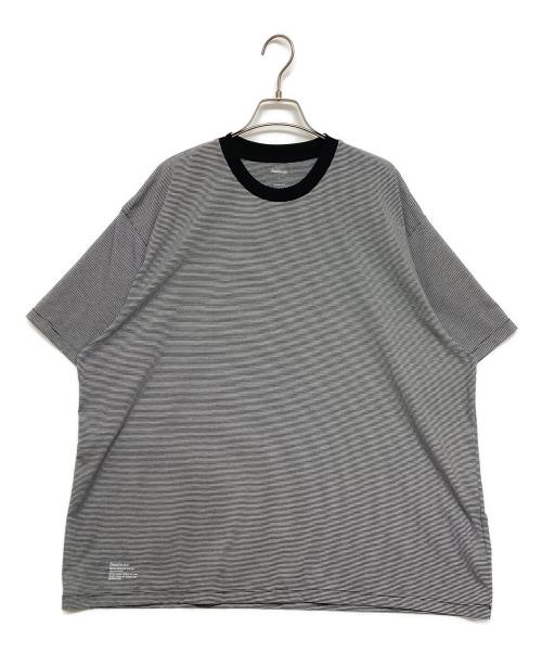 FreshService（フレッシュサービス）FreshService (フレッシュサービス) MICRO BORDER TEE ホワイト×ブラック サイズ:SIZE Lの古着・服飾アイテム