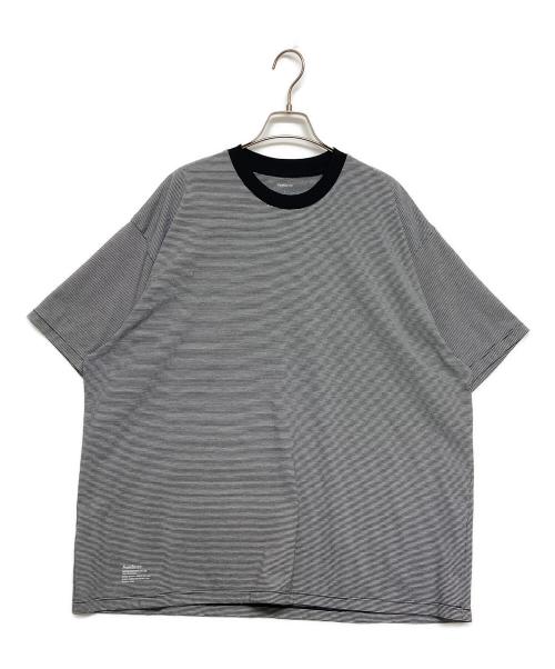 FreshService（フレッシュサービス）FreshService (フレッシュサービス) MICRO BORDER TEE ホワイト×ブラック サイズ:SIZE Lの古着・服飾アイテム