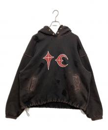 THUG CLUB（サグ クラブ）の古着「Rock Hoodie(ロック ホーディ）」｜ブラック