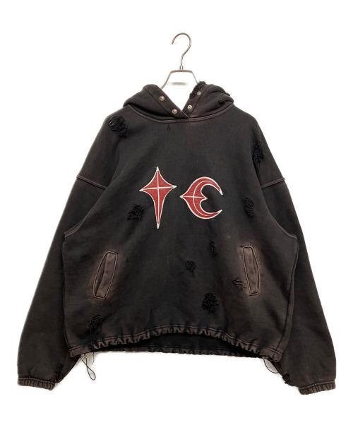 THUG CLUB（サグ クラブ）THUG CLUB (サグ クラブ) Rock Hoodie(ロック ホーディ） ブラック サイズ:SIZE 2の古着・服飾アイテム