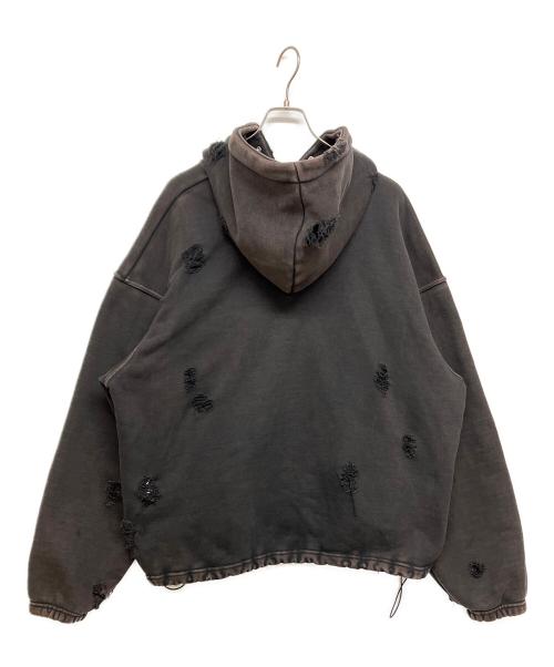 THUG CLUB（サグ クラブ）THUG CLUB (サグ クラブ) Rock Hoodie(ロック ホーディ） ブラック サイズ:SIZE 2の古着・服飾アイテム