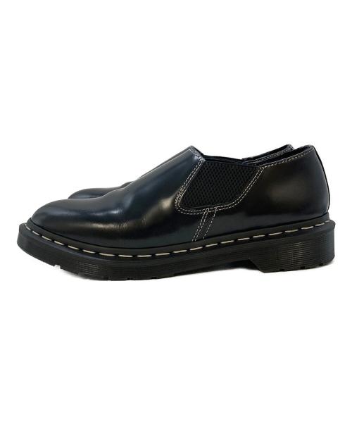 Dr.Martens（ドクターマーチン）Dr.Martens (ドクターマーチン) LOUIS ホワイトステッチ スリッポン シューズ ブラック サイズ:SIZE25cmの古着・服飾アイテム