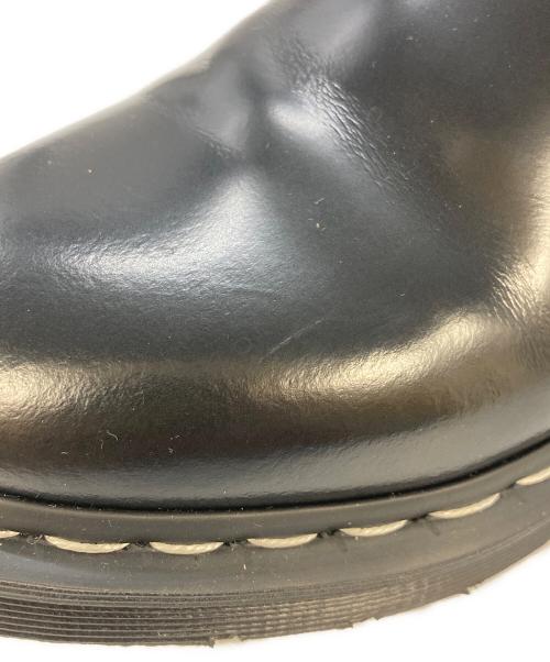 Dr.Martens（ドクターマーチン）Dr.Martens (ドクターマーチン) LOUIS ホワイトステッチ スリッポン シューズ ブラック サイズ:SIZE25cmの古着・服飾アイテム