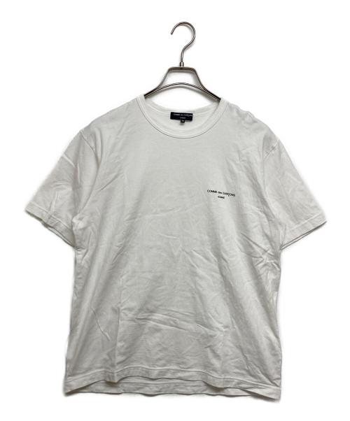 COMME des GARCONS HOMME（コムデギャルソン オム）COMME des GARCONS HOMME (コムデギャルソン オム) ワンポイントロゴTシャツ ホワイト サイズ:SIZE Mの古着・服飾アイテム