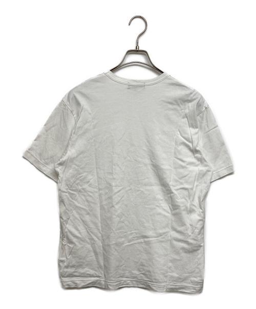 COMME des GARCONS HOMME（コムデギャルソン オム）COMME des GARCONS HOMME (コムデギャルソン オム) ワンポイントロゴTシャツ ホワイト サイズ:SIZE Mの古着・服飾アイテム