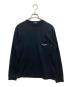 COMME des GARCONS HOMME（コムデギャルソン オム）の古着「綿天竺 製品プリント L/S Tシャツ」｜ブラック