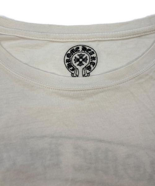 CHROME HEARTS（クロムハーツ）CHROME HEARTS (クロムハーツ) オールド スクロールラベル ホースシューポケットTシャツ ホワイト サイズ:SIZE Lの古着・服飾アイテム