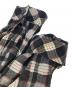 中古・古着 慈雨 (ジウ) チェックシャツジャケット ブラック×グレー サイズ:SIZE40：13000円