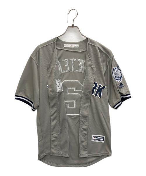 Majestic（マジェスティック）Majestic (マジェスティック) MLB (エムエルビー) ゲームシャツ グレー サイズ:SIZE Sの古着・服飾アイテム