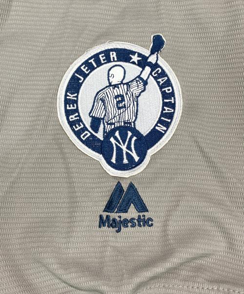 Majestic（マジェスティック）Majestic (マジェスティック) MLB (エムエルビー) ゲームシャツ グレー サイズ:SIZE Sの古着・服飾アイテム