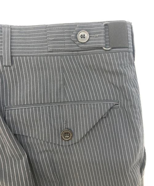 DRIES VAN NOTEN（ドリスヴァンノッテン）DRIES VAN NOTEN (ドリスヴァンノッテン) ストライプスラックス ネイビー サイズ:SIZE44の古着・服飾アイテム