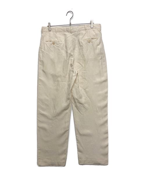 POLO RALPH LAUREN（ポロ・ラルフローレン）POLO RALPH LAUREN (ポロ・ラルフローレン) シルクリネンパンツ アイボリー サイズ:W34の古着・服飾アイテム