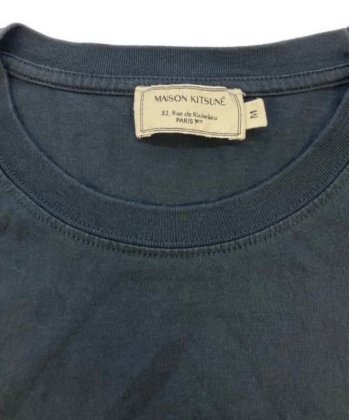 maison kitsune（メゾンキツネ）maison kitsune (メゾンキツネ) ダブルフォックスヘッドTシャツ ブラック サイズ:SIZE Mの古着・服飾アイテム