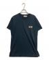 maison kitsune（メゾンキツネ）の古着「ダブルフォックスヘッドTシャツ」｜ブラック