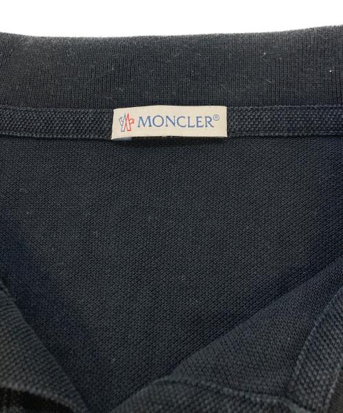 MONCLER（モンクレール）MONCLER (モンクレール) MAGLIA POLO MANICA CORTA ブラック サイズ:SIZE Lの古着・服飾アイテム
