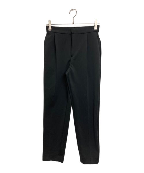UNITED ARROWS TOKYO（ユナイテッドアローズトウキョウ）UNITED ARROWS TOKYO (ユナイテッドアローズトウキョウ) SPONGY タック テーパードパンツ 1514-1-440001 ブラック サイズ:SIZE 38の古着・服飾アイテム