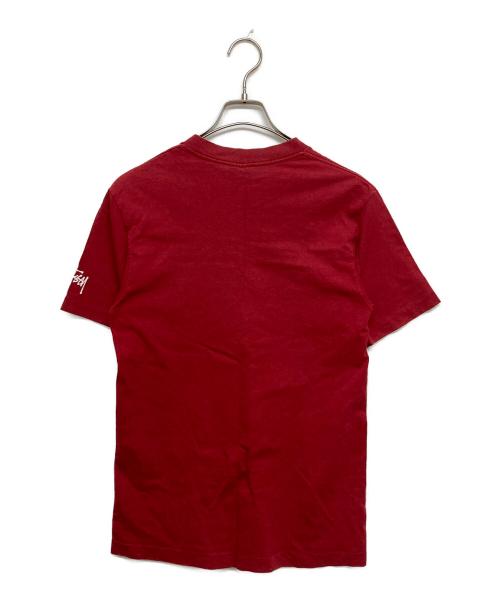 stussy（ステューシー）stussy (ステューシー) S-LOGO T-SHIRT レッド サイズ:SIZE Sの古着・服飾アイテム