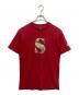 stussy（ステューシー）の古着「S-LOGO T-SHIRT」｜レッド