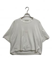 Acne studios（アクネ ストゥディオズ）の古着「スモールロゴオーバーサイズカットソー」｜ホワイト