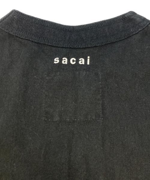 sacai（サカイ）sacai (サカイ) 反転tシャツ ブラック サイズ:SIZE1の古着・服飾アイテム