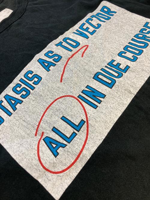 sacai（サカイ）sacai (サカイ) Lawrence Weiner Tee ブラック サイズ:SIZE1の古着・服飾アイテム
