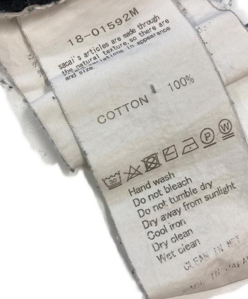sacai（サカイ）sacai (サカイ) Lawrence Weiner Tee ブラック サイズ:SIZE1の古着・服飾アイテム