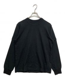 sacai（サカイ）の古着「クルーネックカットソー」｜ブラック