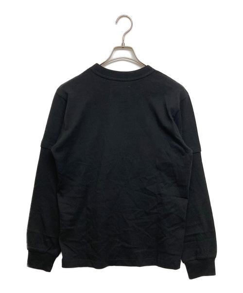 sacai（サカイ）sacai (サカイ) クルーネックカットソー ブラック サイズ:SIZE1 未使用品の古着・服飾アイテム