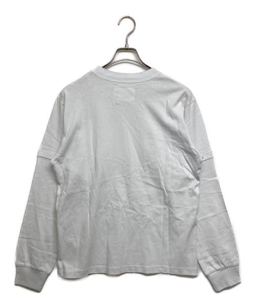 sacai（サカイ）sacai (サカイ) クルーネックカットソー ホワイト サイズ:SIZE1 未使用品の古着・服飾アイテム