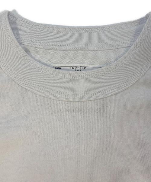 sacai（サカイ）sacai (サカイ) クルーネックカットソー ホワイト サイズ:SIZE1 未使用品の古着・服飾アイテム