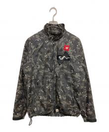 stussy×A BATHING APE（ステューシー×アベイシングエイプ）の古着「カモフラージュナイロンジャケット」｜グレー