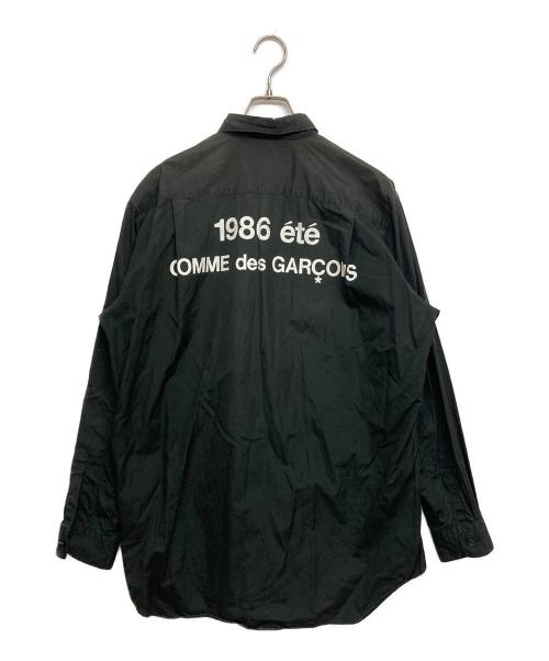 CDG（シーディージー）CDG (シーディージー) 1986 ARCHIVE SHIRT ブラック サイズ:SIZE XLの古着・服飾アイテム
