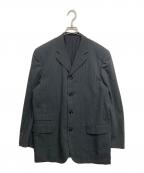 COMME des GARCONS HOMMEコムデギャルソン オム）の古着「4Bテーラードジャケット」｜ブラック