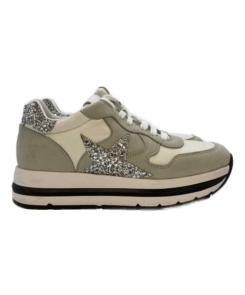 VOILE BLANCHE（ボイルブランシェ）VOILE BLANCHE (ボイルブランシェ) ローカットスニーカー グレー×ホワイト サイズ:SIZE38の古着・服飾アイテム